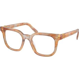 Miu Miu MU06XVF Asian Fit 13U1O1 50 Briller Kvinder - Opaque Cream White Brown Tortoise - 50mm