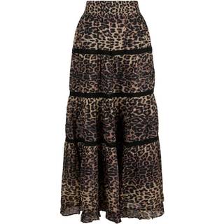 Neo Noir Felicia Leo Voile Nederdel - Leopard - str. 38