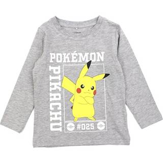 Name It Grey Melange T-shirt Pokemon