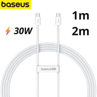 Baseus Superior USB-C til USB-C Hurtig opladerkabel 30W - 2m - Hvid