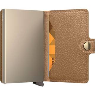 Kreditkartenetui Pebble Cappuccino Braun