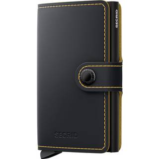 SECRID SECRID Miniwallet Matte Black & Ochre