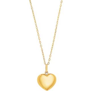 Nordahl Jewellery - BAILANDO52 lille halskæde i forgyldt sølv m. hjerte