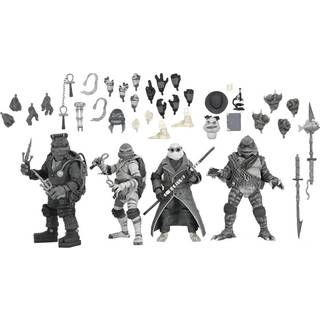 Universal Monsters x Teenage Mutant Ninja Turtles Action Figures 4-Pack Turtles Black & White 18 cm