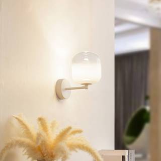Lucande LED-væglampe Avelina, hvid