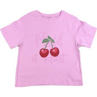 Name It Pastel Lavender Kirsebær T-shirt