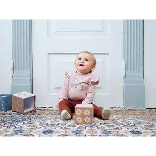 Hust&Claire GOTS Bri Babybody Dusty Rose 92 cm  Lyserød  92 cm  kvinde