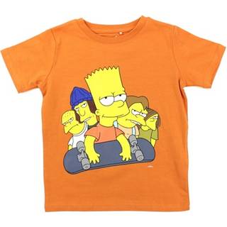 Name It T-shirt Tomato Cream Simpsons - Str. 7-8y 122/128cm