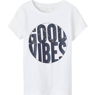 Name It Bright White T-shirt Print - Str. 13-14y 158/164cm