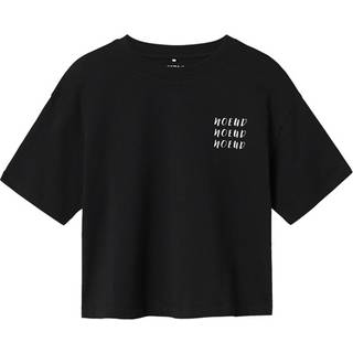 Name It Black Sløjfe Kort T-shirt