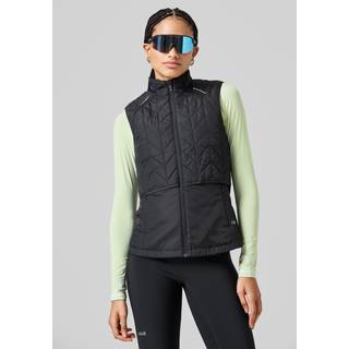 Quilted Running Vest - Black