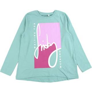 NAME IT Langærmet Løs Bluse Violet Wasabi