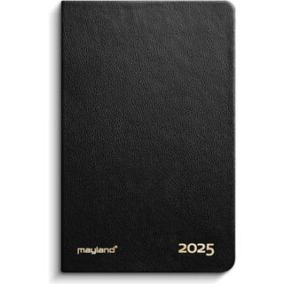 Mayland Lommekalender uge sort kunstskind indbundet 2025