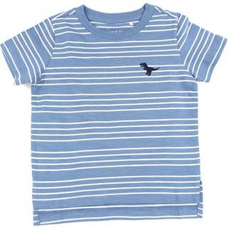 Name It Provincial Blue Stribet Top - Str. 5y 110cm