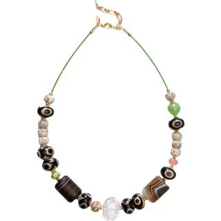 ANNI LU Sandy Stone Halskæde 18 kt. Forgyldt Messing 222-20-25 - Dame - Brass