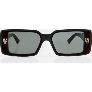 Cartier Eyewear Collection PanthÃ¨re de Cartier rectangular sunglasses - black - One Size