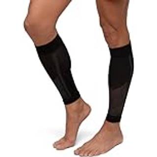 CALF COMPRESSION SLEEVES - Black/Grey / L / 1-Pack