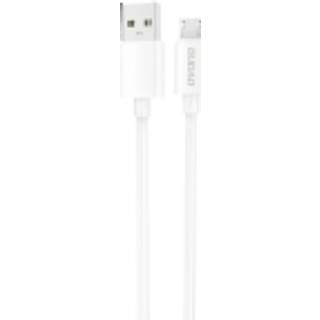 Dudao MicroUSB-kabel 2A 1m - Hvid