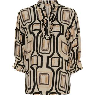 Marta Du Chateau dame skjorte MdcUnnur 6317 - BeigeFW10112tpd - S/M