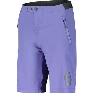 SCOTT Trail 10 Loose Fit Shorts med Indlæg Lilla  til Junior - Størrelse 128