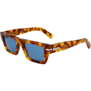 Ferragamo Mand SF2034S 212 Solbriller Acetat Havana Firkantet Normal