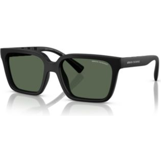 Armani Exchange AX4147SF Asian Fit 807871 56 Solbriller Mænd Black - Matte Black - 56mm