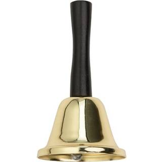 Toastmasterklokke Guld og Træ 12 cm – Uundværlig til fest og julekostume