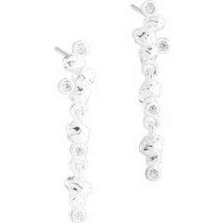 DARLING ROCK LONG EARSTUD | SILVER