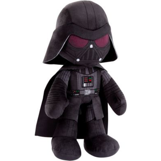 Mattel Star Wars Plush Talkers Soft Toys 11 till 12-tums Darth Vader plysch med 10 ljud & fraser Samlingsbara mjuka dockor