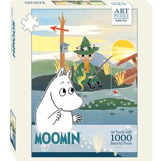 Mumi 1000 brikker Puselspil - på broen