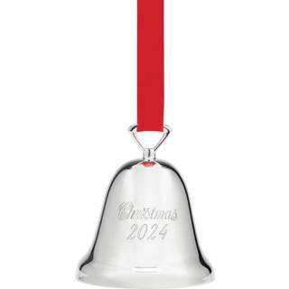 Reed & Barton 895958 2024 ?rlig Silverplate Christmas Tree Bell Ornamenter