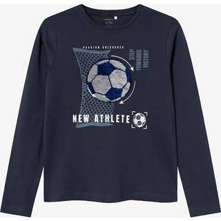 Name It India Ink Fodbold Paillet Bluse