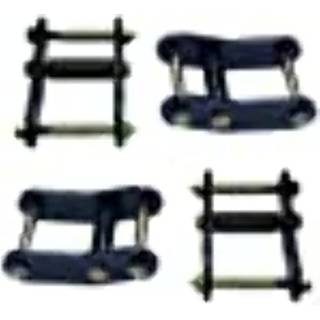 Crown Automotive-RT21023 RT Off-road HD Shackle Kit-Sort s?lv