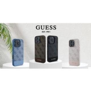 iPhone 16 Guess 4G Stripe Hybrid Cover - Grå