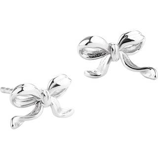 CURVE BOW EARSTUD | SILVER