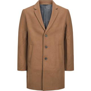 Jack & Jones Harrison Wool Coat Khaki