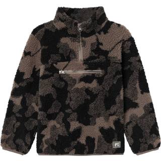Name It Black/leafless Tree Teddy Pullover