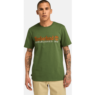 Timberland Logo T Shirt Green
