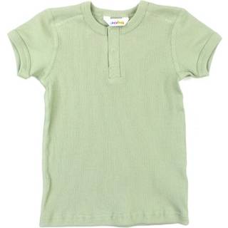 Joha T-shirt Lysegrøn Bomuld - Str. 120cm (116/122cm)