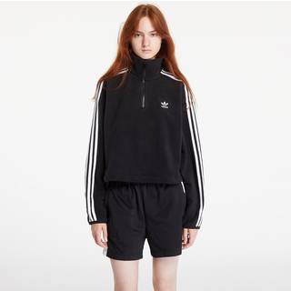 Polar Fleece 1/2 Zip Loose sweatshirt - Black
