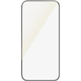 iPhone 15 Plus / 16 Plus PanzerGlass Ultra Wide Fit Beskyttelsesglas m. EasyAligner - EyeCare - Diamond Strength - Gennemsigtig / Sort Kant