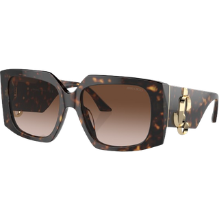 Jimmy Choo Kvinde JC5006U 500213 Solbriller Acetat Havana Brun Sommerfugl Normal Skygge