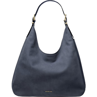 MK Nolita Large Nubuck Hobo Shoulder Bag - Blue - Michael Kors - ONE SIZE