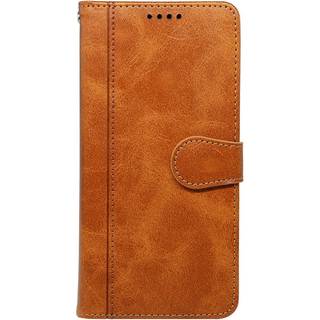 EIDERWOOD iPhone 16 Pro Læder Flip Cover m. Ståfunktion & Pung - Lyse Brun