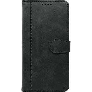 EIDERWOOD iPhone 16 Pro Læder Cover m. Ståfunktion & Kortholder - Sort
