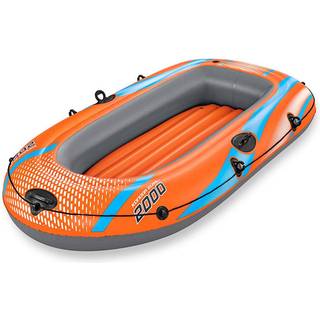 Oppustelig båd / badebåd Bestway Kondor Elite 2000, 1.96 x 1.06 meter, orange + reparationslap
