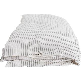 Tekla - Sateen duvet covers solid 220x220cm satin stripes - Flerfarvet