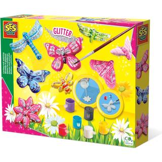 SES Creative Kreativ æske - støb sommerfugle m glitter