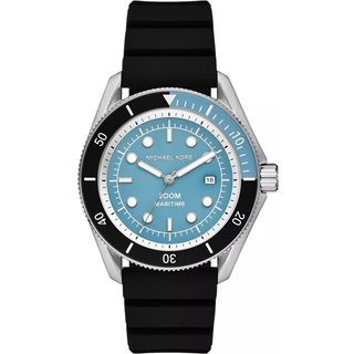 MK Oversized Maritime Silicone Watch - Black - Michael Kors - ONE SIZE