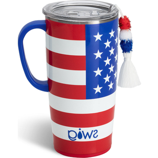 Swig Life 22oz rejse krus isoleret tumbler med håndtag og låg kop holdervenlig opvaskemaskine sikker rustfrit stål rejsekaffe isoleret krus med l